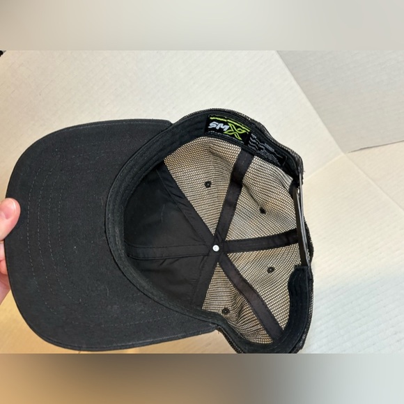 Monster Energy AMA Supercross Championship Hat Cap Snap Back Black Adult OSFA - Picture 4 of 6